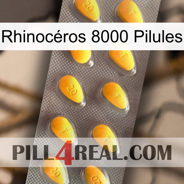Rhinocéros 8000 Pilules cialis1